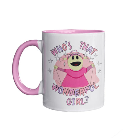 Cute Novelty Mug For Her Who's That Wonderful Girl | Ai Printing UK