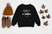 Personalised Lapland Family Surname Matching Sweatshirt - Unite in Festive Style