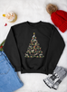 Unisex Christmas Sweatshirt Cute Horses Christmas Tree Gifts for Girls / Women / Equestrian - Ai Printing