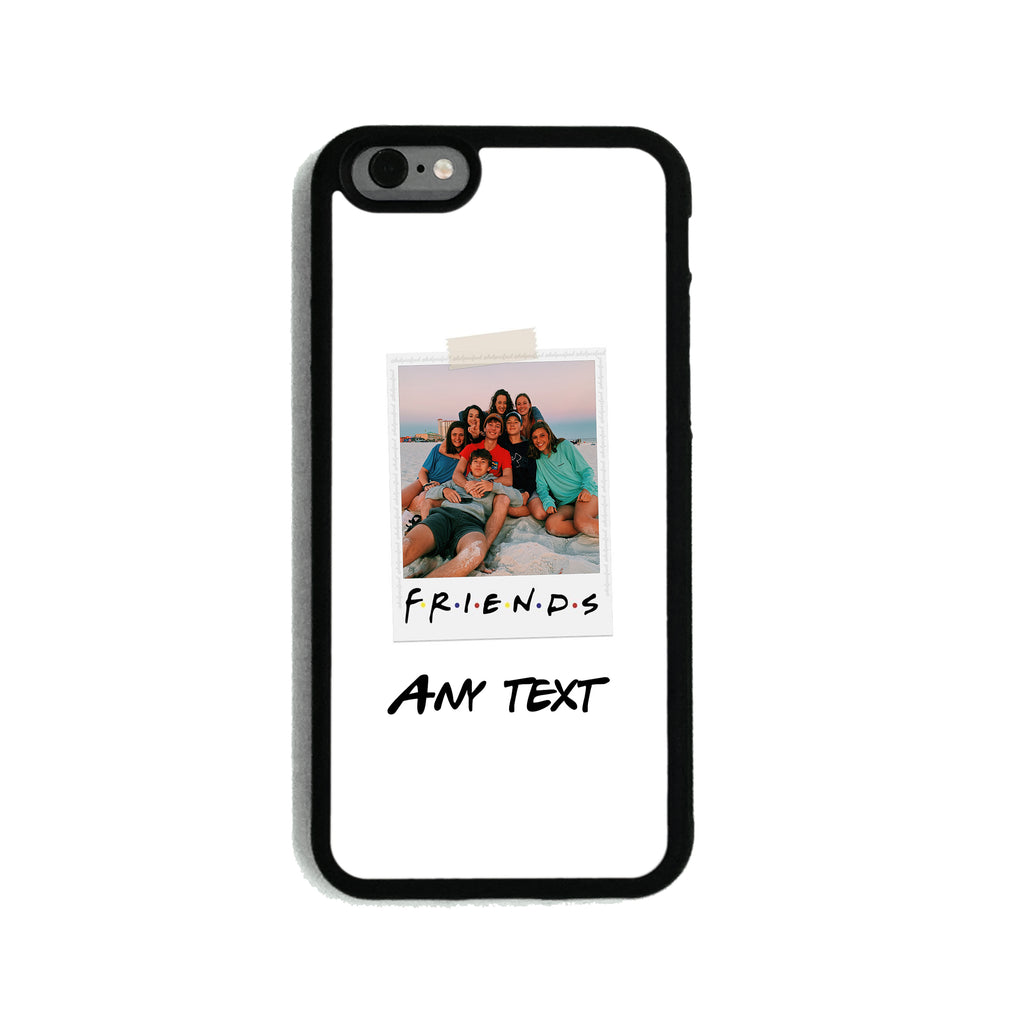 Personalised Photo Friends Simple White - Personalised Phone Case | Ai Printing - Ai Printing