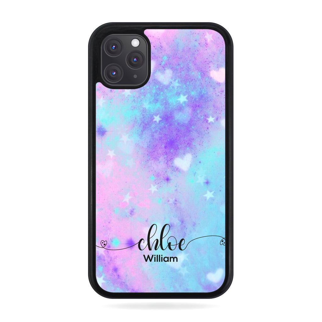 Personalised Name Script aesthetic Background - Personalised Phone Case - Ai Printing
