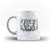 Personalised Name Initial Arabic Islamic White Damask- Personalised Mug - Ai Printing