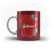 Personalised Name Initial Arabic Islamic Floral Rose Pattern - Personalised Mug - Ai Printing