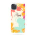 Personalised Name Initial Floral Colorful Artwork Background  - Personalised Phone Case - Ai Printing