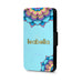 Personalised Name Initial Floral Background - Personalised Faux Leather Case - Ai Printing