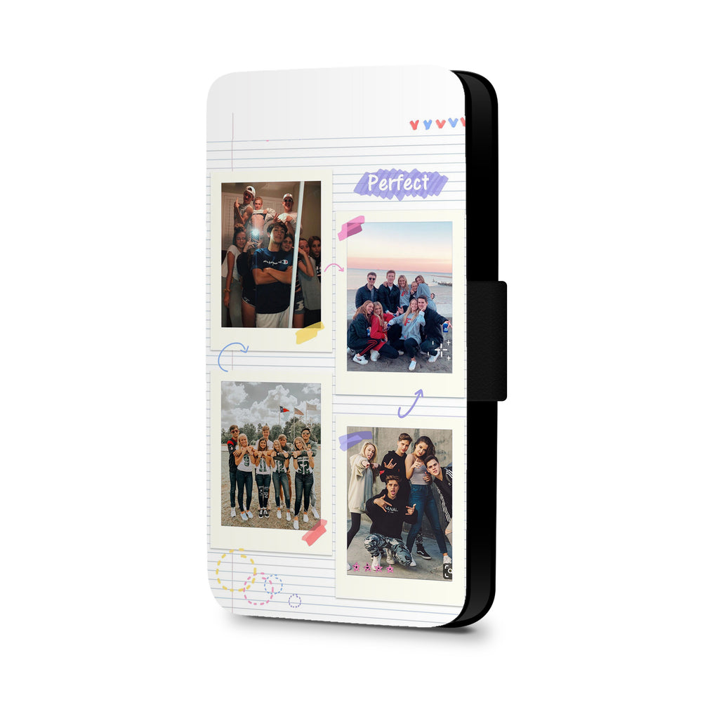 Personalised Photo Best Moments of Friends - Personalised Faux Leather Case - Ai Printing