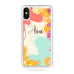 Personalised Name Initial Floral Colorful Artwork Background  - Personalised Phone Case - Ai Printing