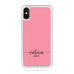 Personalised Name Script Pink Background - Personalised Phone Case - Ai Printing