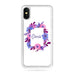Personalised Name Initial Watercolor Floral Background  - Personalised Phone Case - Ai Printing