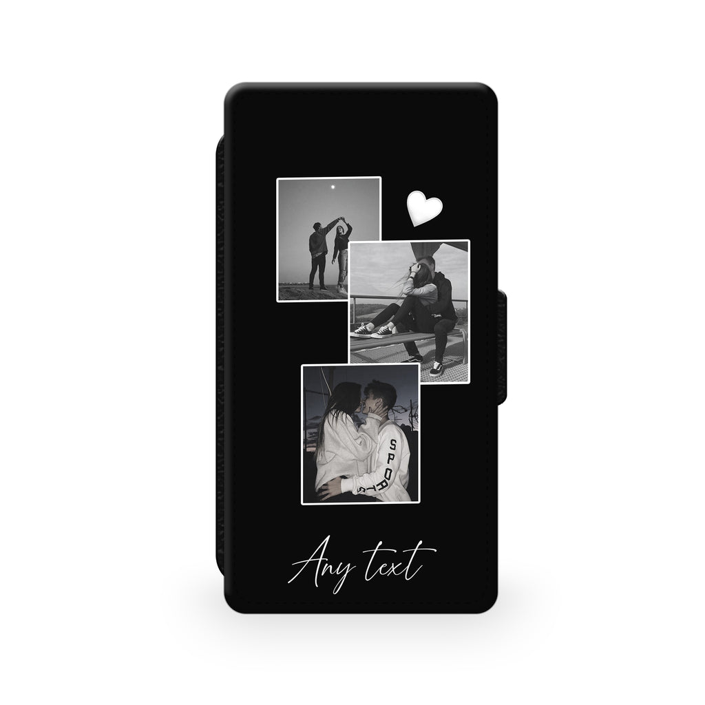 Personalised Photo Vector Frame Dark - Personalised Faux Leather Case | Ai Printing - Ai Printing