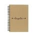 Personalised Name and Initial Work Home Use Craft A5 Notebook - Kraft Lined - Ai Printing