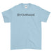 Personalised Name Initial Insta life Slogan - Mens T-Shirt