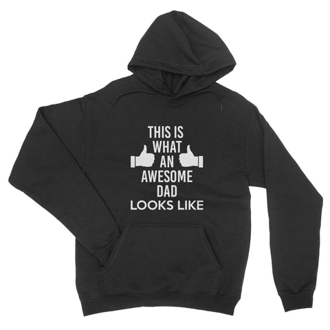This Is What An Awesome Dad Looks Like Thumbs Up Fathers  - Hoodie Unisex