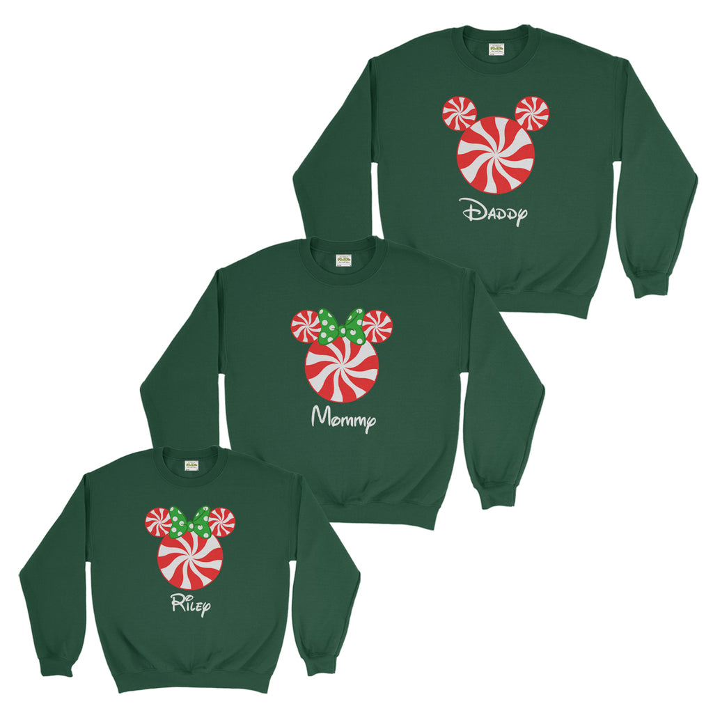 Christmas Candy Family Matching Christmas Sweatshirt - Ai Printing - Ai Printing