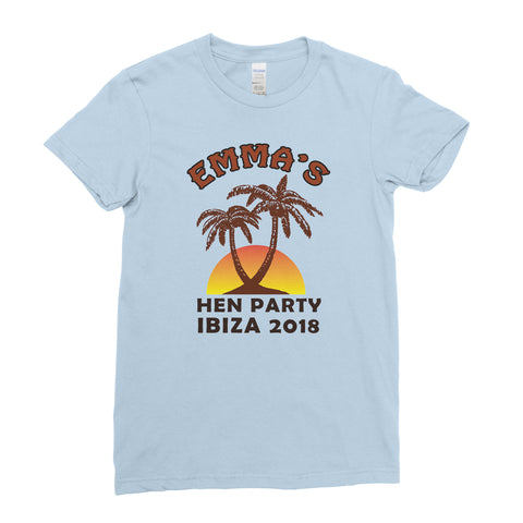 Ibiza Hen Party - T-shirt - Womens - Ai Printing