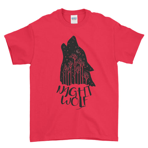 Night Wolf - T-shirt - Mens - Ai Printing