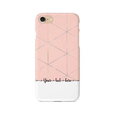 Geometric Personalised Text A - 3D Clip Case - Ai Printing