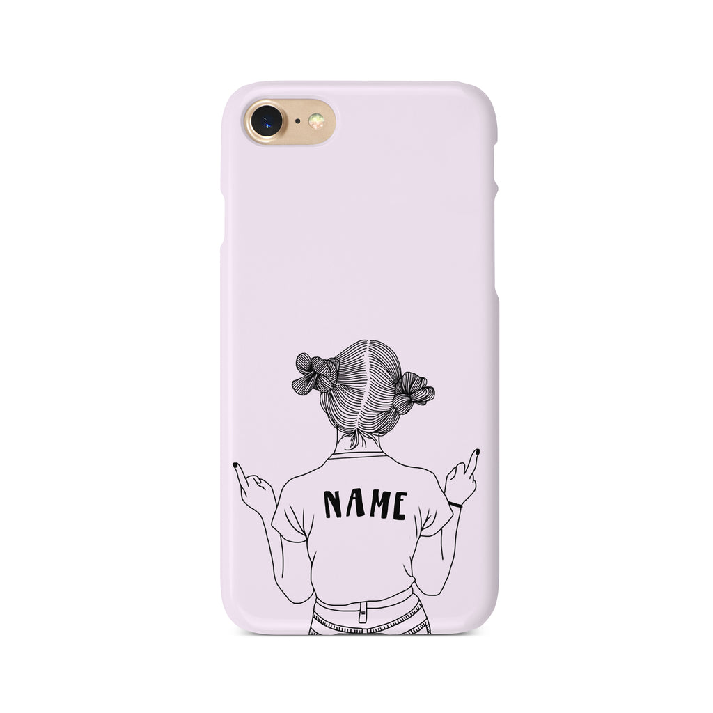 Personalised Hipster Line Art - 3D Clip Case - Ai Printing