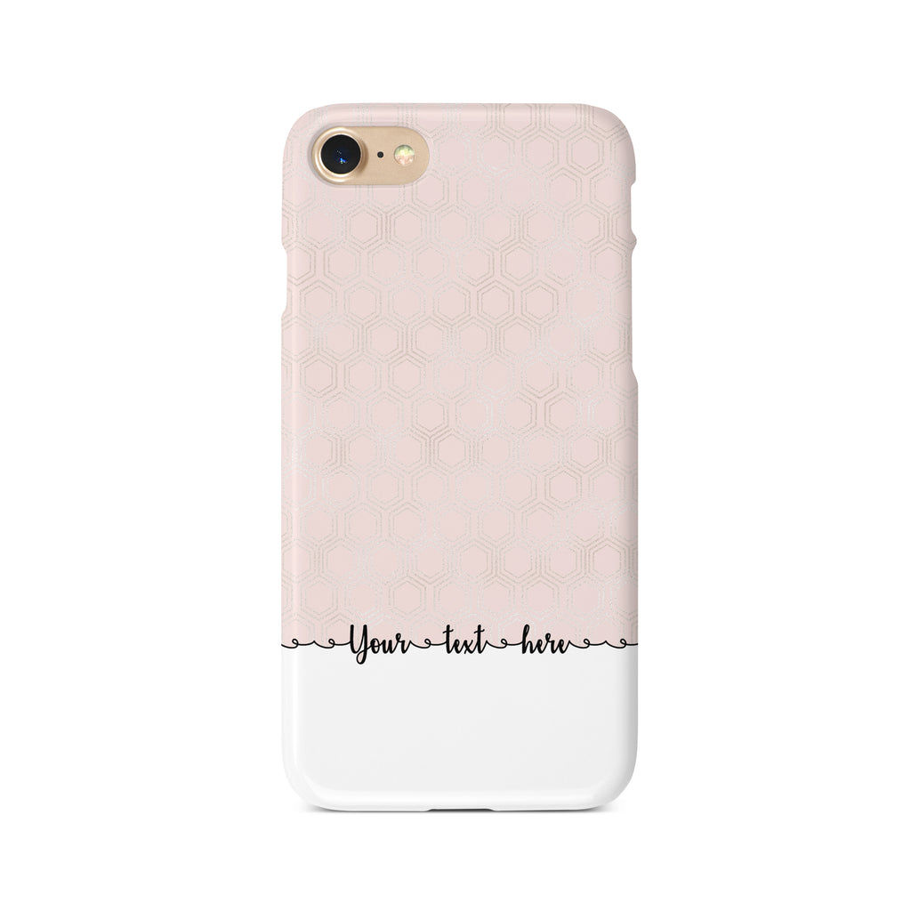 Geometric Personalised Text C - 3D Clip Case - Ai Printing