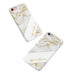 Gold Effect Marble with Diagonal Block - 3D Clip Case - Ai Printing