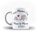 Personalised Cute Mama Elephant First Mother's Day Gift for Mummy