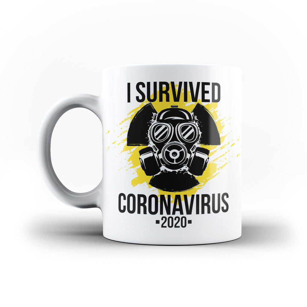 I Survived Corona Virus 2020  - White Magic And Inner Color Mug(mugs near me,mug website)