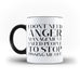 I Don't Need Anger Management Funny Quote - White Magic And Inner Color Mug(mugs near me,mug website,funny mugs)