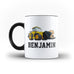 Personalised Name Age Construction Mug Birthday Gift - Personalised Mug - Ai Printing