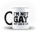 I'm Not Gay Not 20 is 20 Funny Quote - White Magic And Inner Color Mug(mugs near me,mug website)