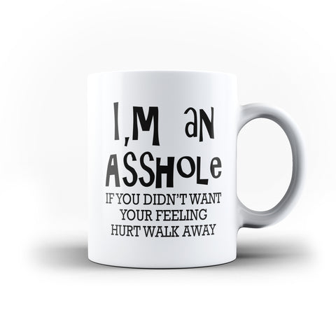 I'm An Asshole Funny Quote - White Magic And Inner Color Mug(mugs near me,mug website)