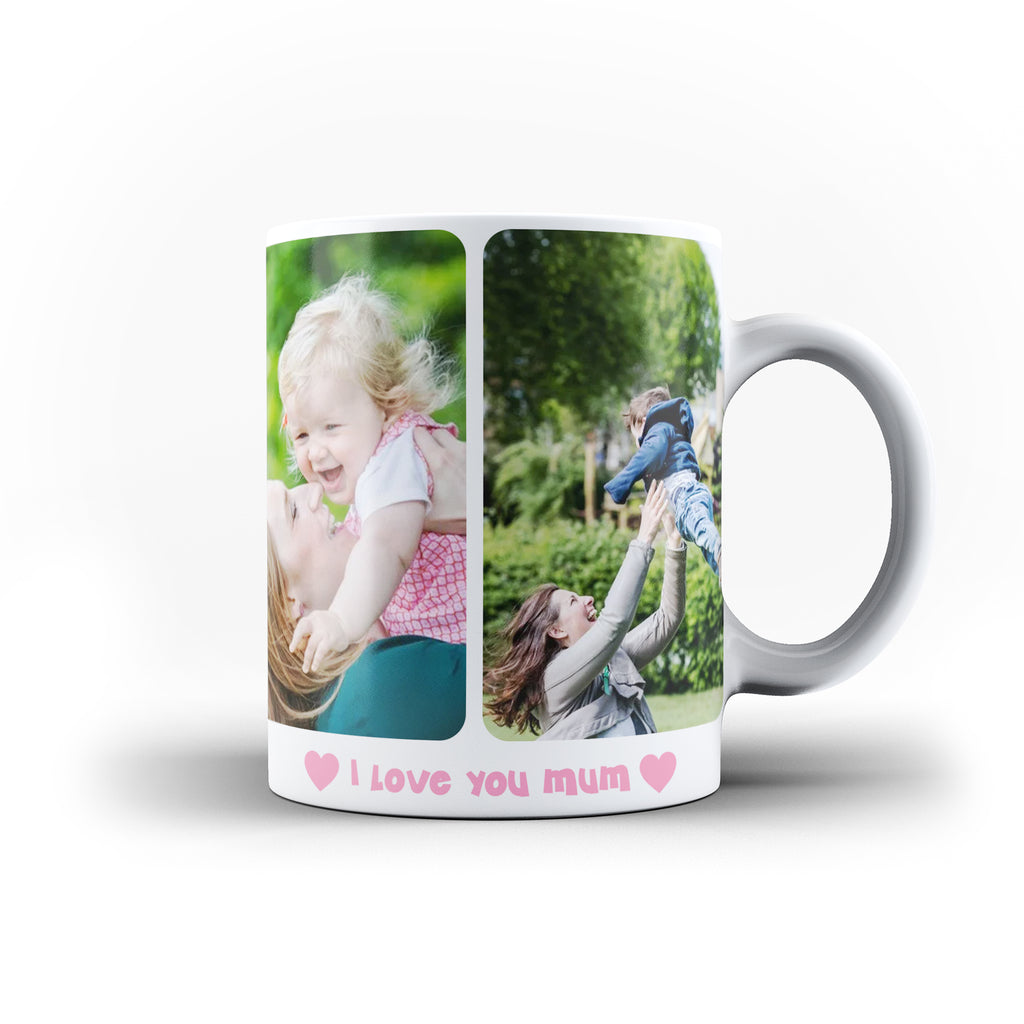 Personalised Photo Collage We Love You Mum Mummy Cute Mothers Day Mug Gifts