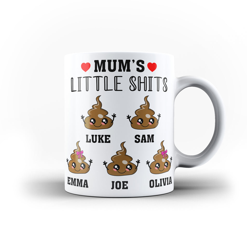 Personalised Mum's Little Shit Funny Mother's Day Gift | Ai Printing