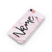 Pink Marble Personalised Text - 3D Clip Case - Ai Printing