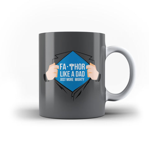 Personalised Super Hero Father's Day Gift Mug - Personalised Mug - Ai Printing