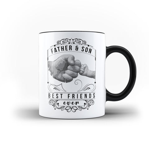 Personalised Best Daddy Ever Best Friend Father's Day Gift Mug - Personalised Mug - Ai Printing