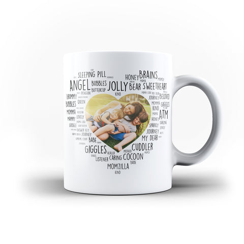 Personalised Photo Mug Special Message Mother's Day Gift for Mummy
