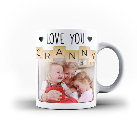 Personalised Photo Collage Love You Granny Cute Mothers Day Mug Gifts