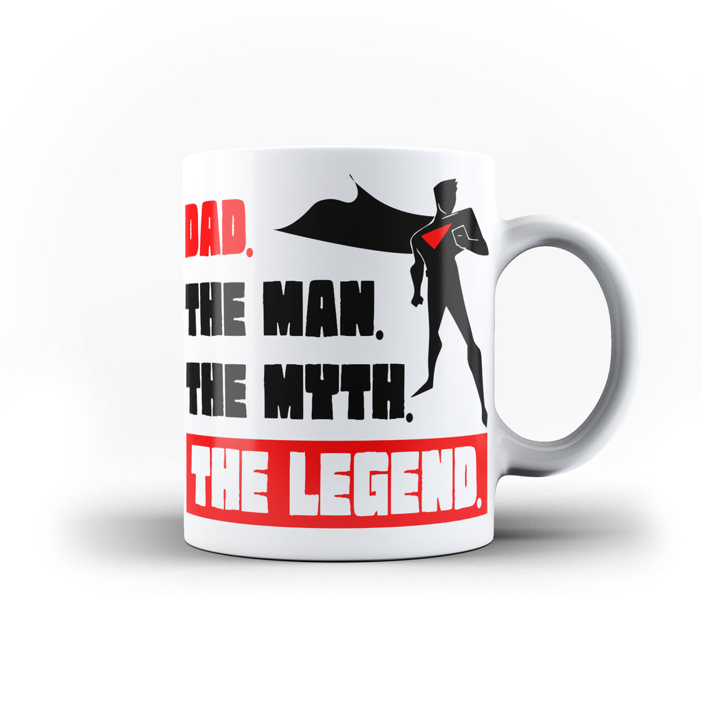 Personalised Dad The Man The Myth The Legend Father's Day Gift Mug - Personalised Mug - Ai Printing