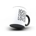 100%v Coffee Lover - Personalised Mug - Magic - Ai Printing