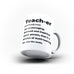 Personalised Name Definitions of Teacher  Mug White and Inner Mug Gifts For Teacher