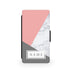 Pink & Grey Marble - Faux Leather Case - Ai Printing