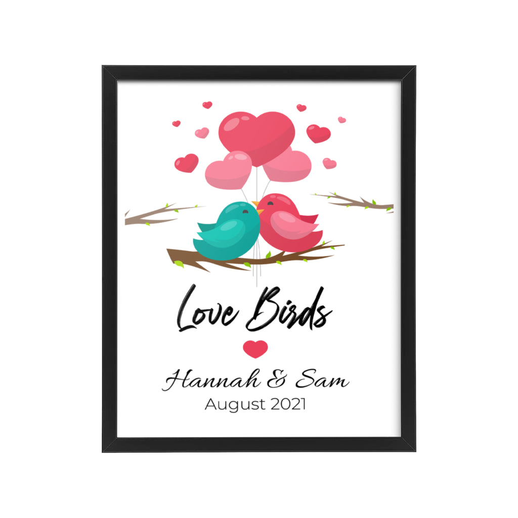 Personalised Love Frames for Couples Valentine's Day Frame