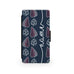 Navy Leaves - Faux Leather Case - Ai Printing