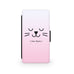 Pink Cat - Faux Leather Case - Ai Printing