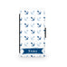 Blue Anchor Pattern - Faux Leather Case - Ai Printing