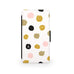 Pink Gold Polkadots - Faux Leather Case - Ai Printing