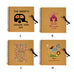 Personalised Journal Travel Memory Spiral Bound Kraft Scrapbook - Brown - Ai Printing