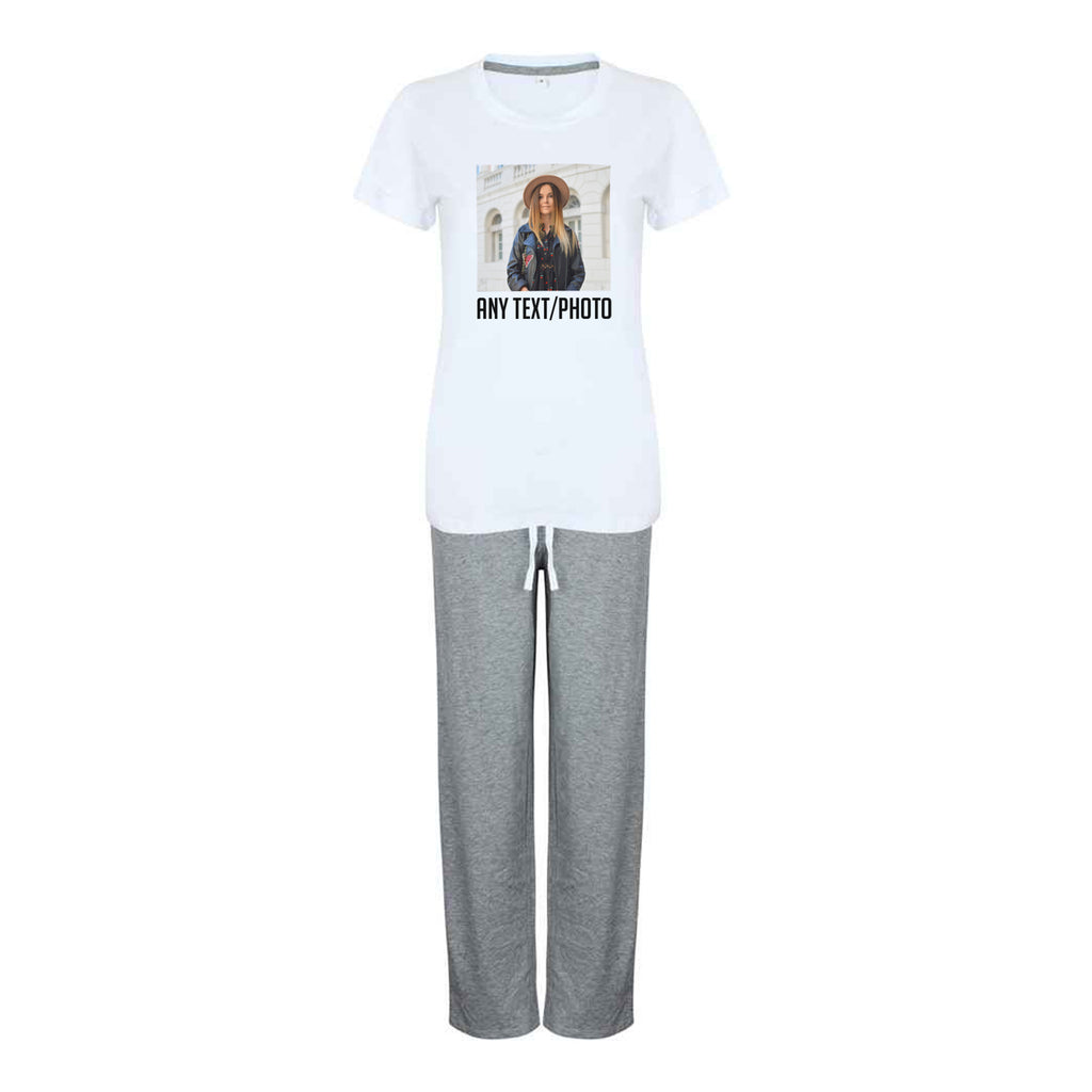 Personalised Pyjama Set Custom Photo PJs Women's Nightwear | Ai Printing