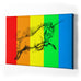 Rainbow Unicorn- Single Panel Canvas - Landscape - Ai Printing