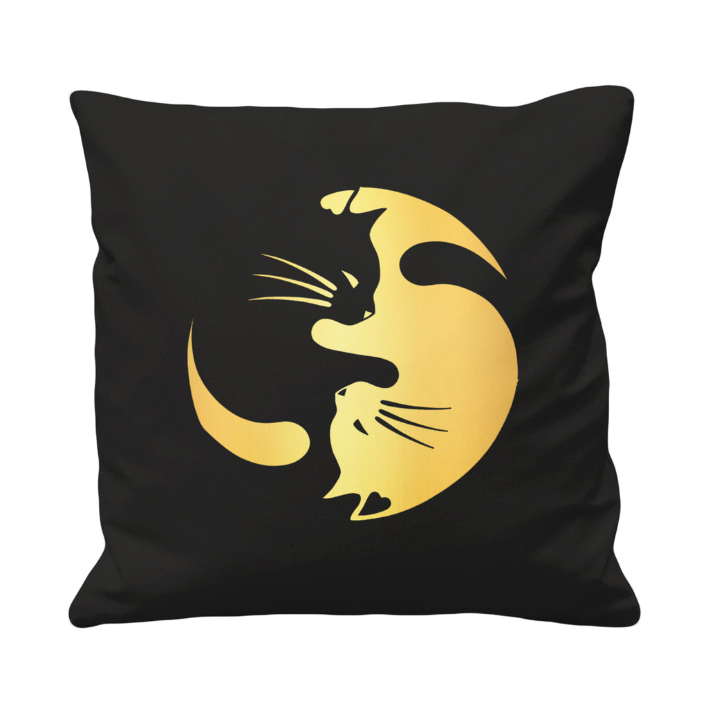 Yin & Yang Cat - Cushion Cover - 41 x 41 cm - Ai Printing